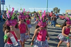 San Felipe Carnival - Kids wearing masks