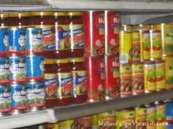 Alicia's Drive-through grocery store San Felipe - Canned Food