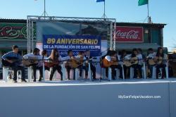 Entertainment during San Felipe anniversary celebrations