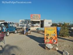 Lions Club stand at La Cachanilla