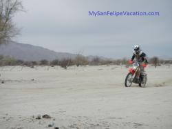 Motorcycle racing during the 2014 Tecate Score San Felipe 250