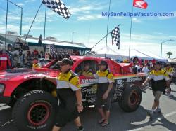 Race car inspection - Tecate Score San Felipe 250 March 2014