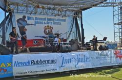 San Felipe Blues and Arts Fiesta 2014 - Stage at event