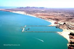 Aerial shot - Port of San Felipe