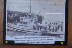 Olden days San Felipe fishing boat picture on display during anniversary