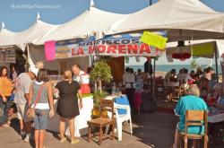 La Morena stand at the 2014 San Felipe Shrimp Festival