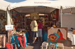 Mexican Artwork on display at the San Felipe Shrimp Festival