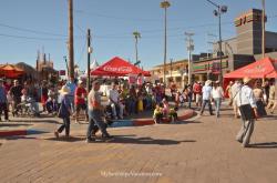 Guests walking on the Malecon at the 2014 San Felipe Shrimp Festival