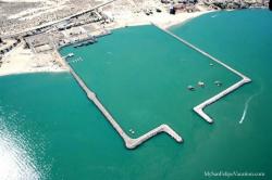 View of the port of San Felipe taken from the Sky