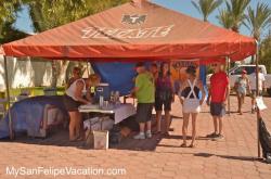 Beer stand at the 2014 San Felipe Oktoberfest Celebrations