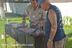 Viva San Felipe Oktoberfest 2014 Celebrations - BBQ Preparation