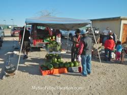 Watermelon stand at La Cachanilla swap meet